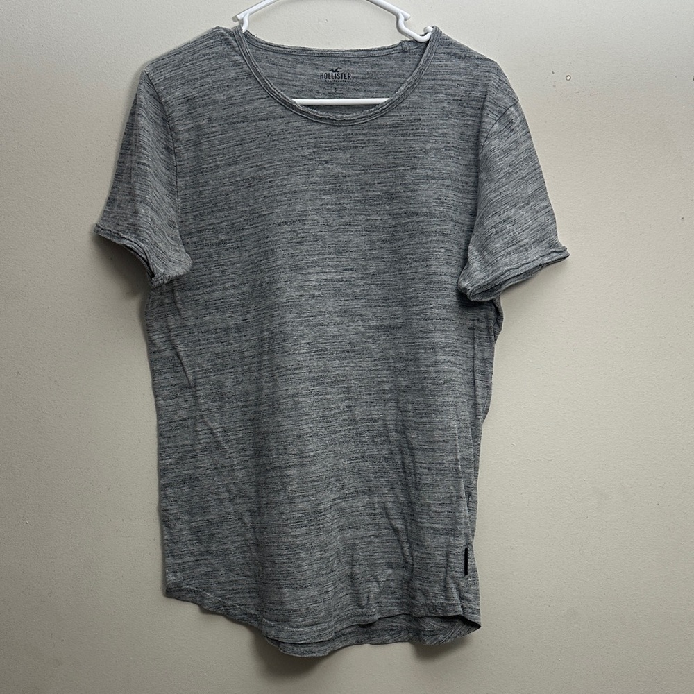 Hollister Heather Gray Short Sleeve Tee